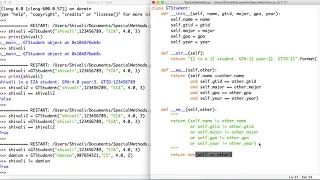 Special Methods for OOP