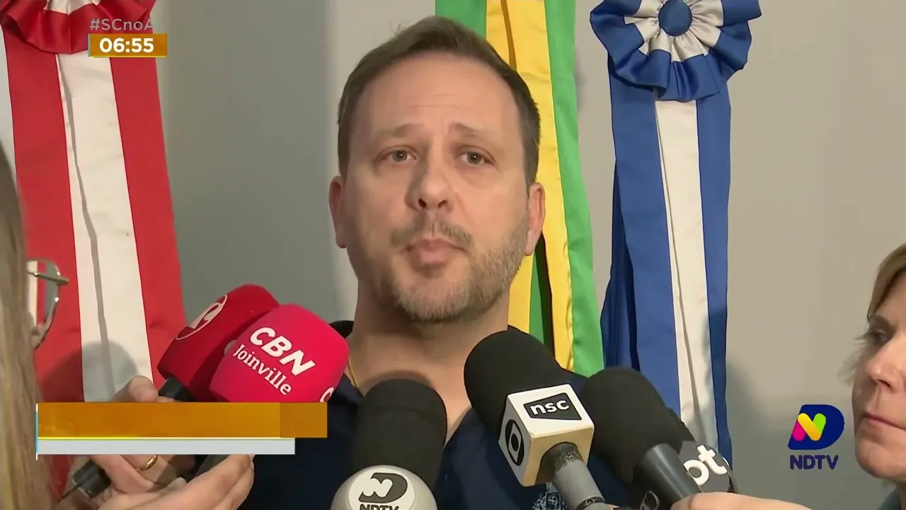 Prefeito de joinville se manifesta após votação de denúncia sobre irregularidades na gestão no cargo