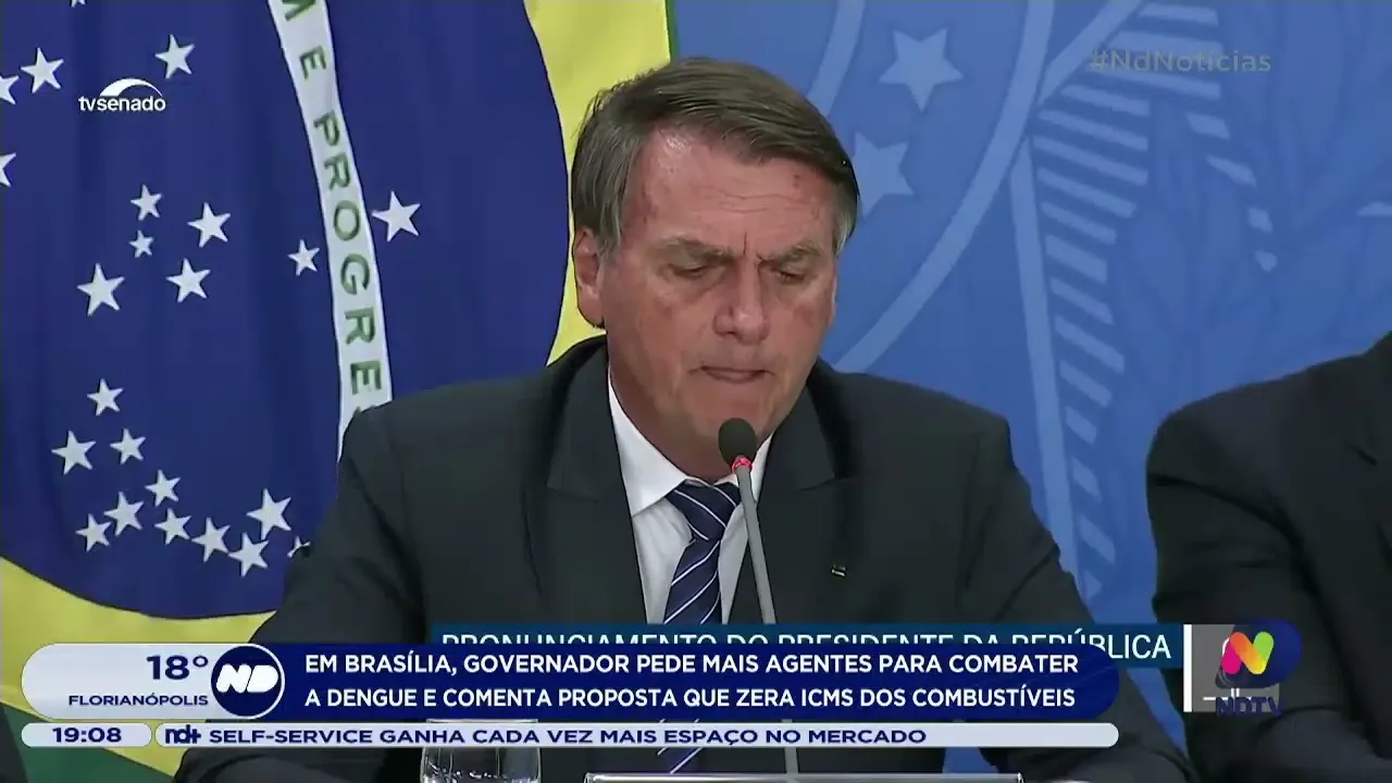 Governador de SC vai a Brasília pedir agentes para combate a dengue