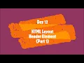HTML Tutorial Marathi Day 12 HTML Layout 1