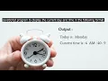 display the current day and time display the current day and time in a specific format