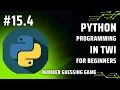 Learn Python Programming in Twi Day 15 4 - Number guessing game