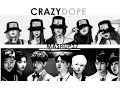 Download Lagu CrazyDope - 4MINUTE - 미쳐(Crazy) \u0026 BTS Dope (쩔어) Remix By mashup37