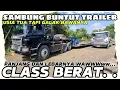Download Lagu SAMBUNG BUNTUT TRAILER || PEMAIN CLASS BERAT ‼️ BUNTUT TRUK LOWBED , DOLLY \u0026 SEMI || NAIK BUS PATAS