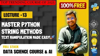 Master Python String Methods - Unlock the Power of Text Manipulation SkillX