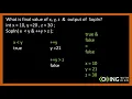 Tricky questions on logical operators for java 11 certification exam 1z0-819
