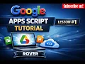 Google Apps Script for Beginners Your First Hello World Script Lesson 1