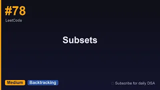 LeetCode Subsets LeetCode Explained Step by Step