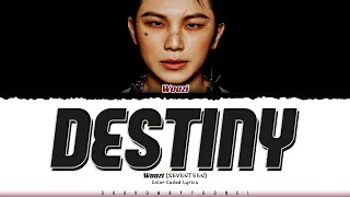 woozi seventeen destiny lyrics color coded han rom eng shadowbyyoongi
