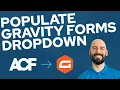 How to Populate a Gravity Forms Dropdown field with an Advanced Custom Fields Post Type