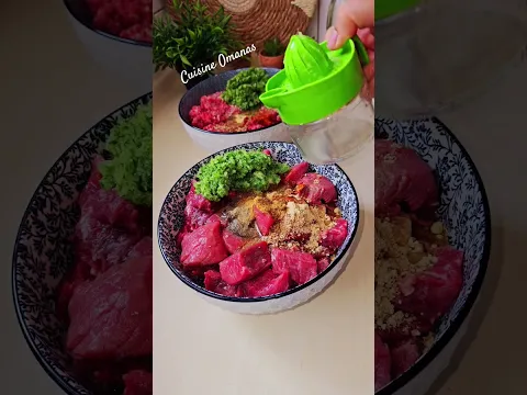 مشاوي العيد // تتبيلة اللحم والكفتة مشوية للعيد مذاق لا يقاوم فتي وبنييين
