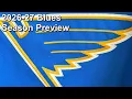 2026-27 St Louis Blues Season