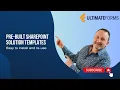 Pre-built SharePoint Solution Templates