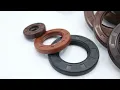 NNK rubber oil seal TG4 shaft oil seal any size 3 Lips With Spring With Corrugated Thread