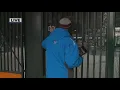 Kevin Jeanes tries to get into Comerica Park