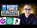 10 AI tools that 99 project managers DO NOT KNOW AI for project managers PMPwithRay