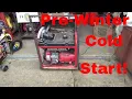 Generac 4000XL Generator Pre Winter Cold Start