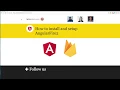 How to install and setup AngularFire2 4 0
