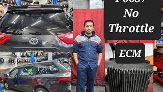 Toyota Sienna No Throttle P0657 Bad ECM