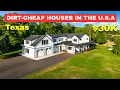 5 Dirt Cheap Houses for Sale in Texas USA Under 30K