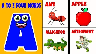 kids videos for kids kids a to z four words abc learning for toddlers educational videos abc