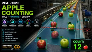 How to Build Real-Time Apple Object Counting with YOLO Tracking OpenCV Computer Vision