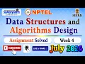 Data Structures and Algorithms Design Week 4 Assignment Solutions