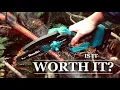 I tested this 6 inch handheld chainsaw Seesii Mini Chainsaw Review