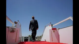 مغادرة بغداد ووصول رئيس مجلس الوزراء السيد مصطفى الكاظمي الى واشنطن 