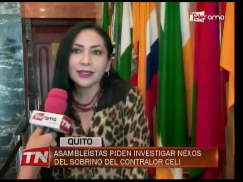 Asambleístas piden investigar nexos del sobrino del contralor Celi
