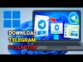 How to Download and Install Telegram Desktop on Windows 11 10 PC or Laptop