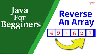 Java Tutorial for beginners in hindi Reverse an Array in Java