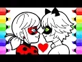 Miraculous Ladybug Coloring Pages How to Draw and Color Ladybug and Cat Noir Coloring Book