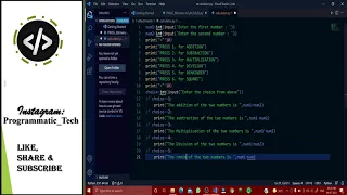 Python program to make simple calculator Python basics