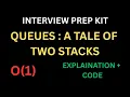 Queue using two stacks Queues A Tale of two stacks hackerrank solution