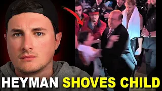 Paul Heyman shoves child