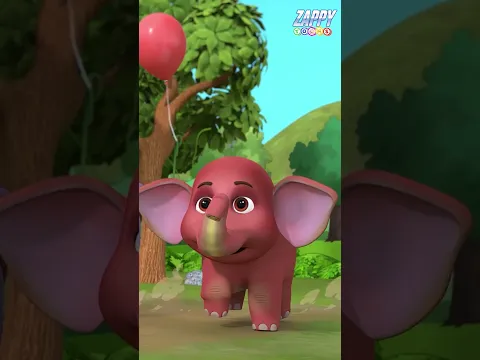 🐘 Ek Mota Hathi 🐘 | एक मोटा हाथी | New Hindi Kids Song #shorts