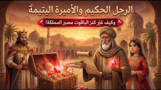 الرجل الحكيم والأميرة اليتيمة وكيف انتصرا على الأب الظالم بفضل كنز الياقوت  #ماوراءيات #قصص