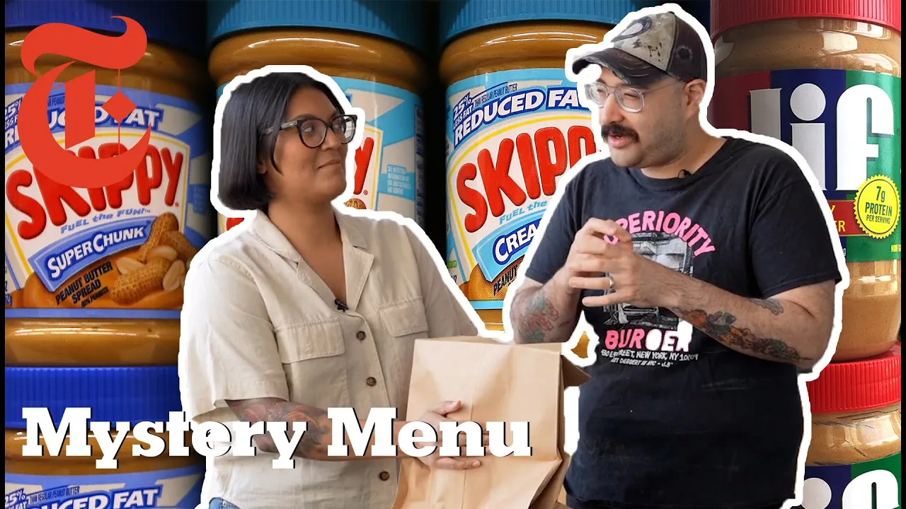 2 Chefs Try To Make A Meal Out Of Peanut Butter   Mystery Menu With Sohla and Ham   NYT Cooking