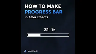 Progress Bar animation in After Effects Quick Tutorial ONLY 1 MINUTE