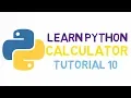 Python Tutorial Python Tutorials For Beginners Calculator in Python HINDI