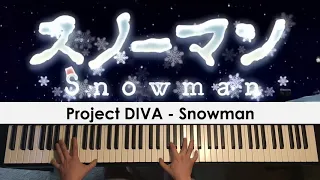 Download Project DIVA - Snowman (Piano Cover) | Dedication #499 MP3