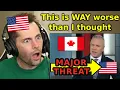 American Reacts to Anti-USA Data 78 Of Canadians View USA as Major Threat