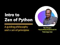 Introduction to Zen of Python Think Aglo Club