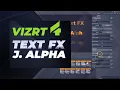 Vizrt 4 Text FX Jitter Alpha Plugin Tutorial