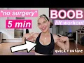 Lift And Firm Your Breasts In 2 Weeks 5 min Chest Lift Workout
