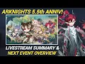 Download Lagu Arknights 5.5th Anniversary Livestream Summary!