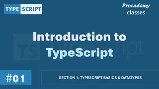 Introduction to TypeScript TypeScript Basics Data Types A Complete TypeScript Course
