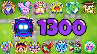 How Far Can ALL 13 MAX LEVEL Paragons Survive In BTD6
