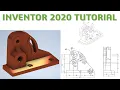 Inventor 2020 Tutorial 3D Modeling Basic Beginers